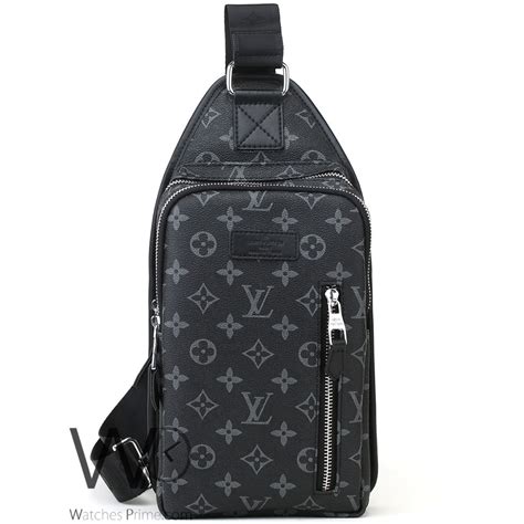 louis vuitton black shoulder bag mens|black louis vuitton side bag.